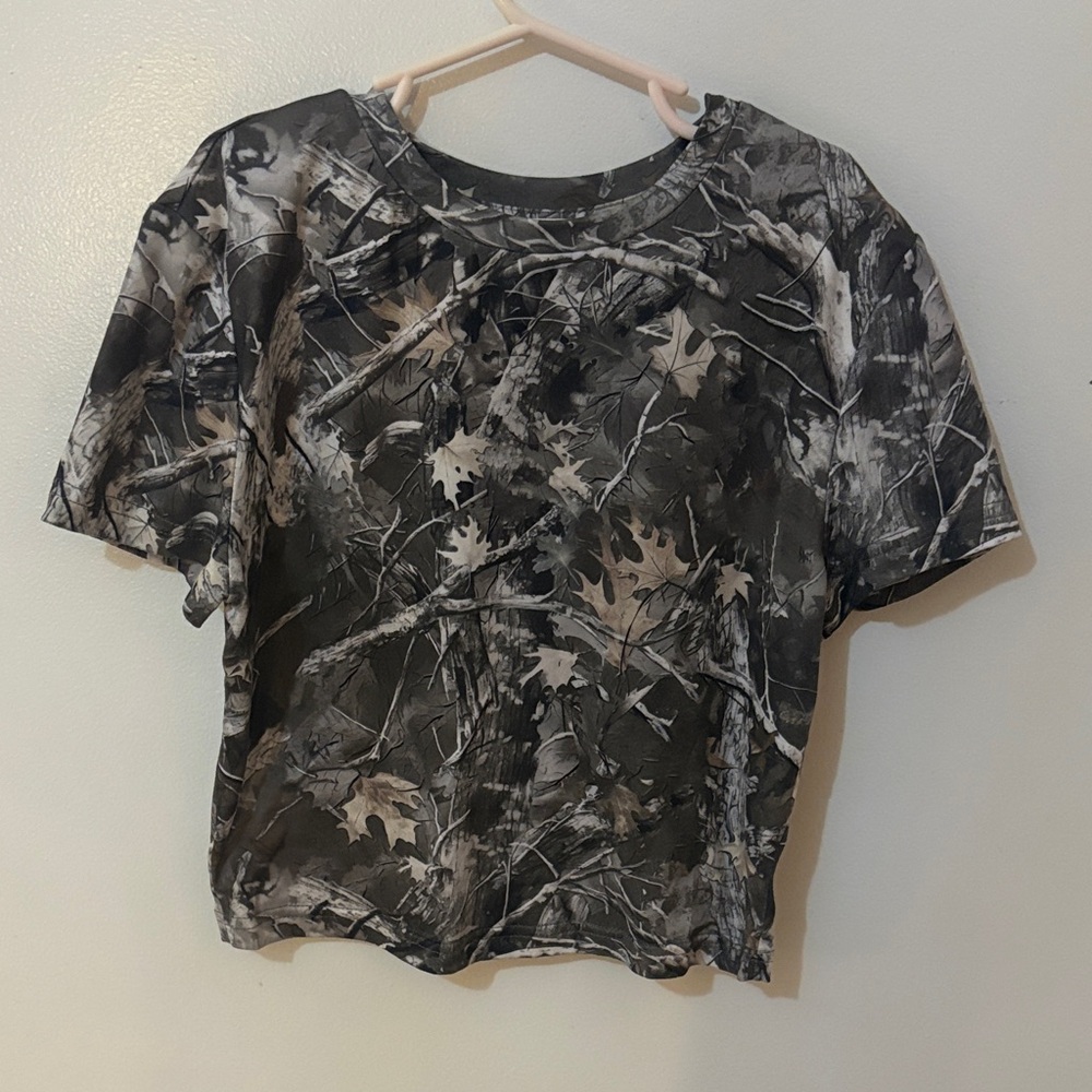 Camouflage Women's XXS Crop Top